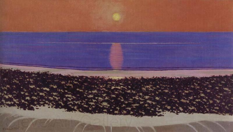 Felix Vallotton Sunset,Villerville Norge oil painting art